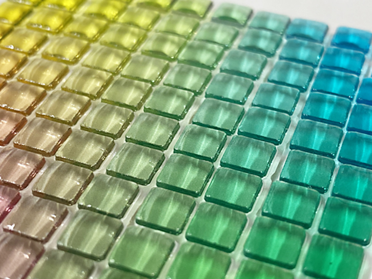 クリアインク厚盛